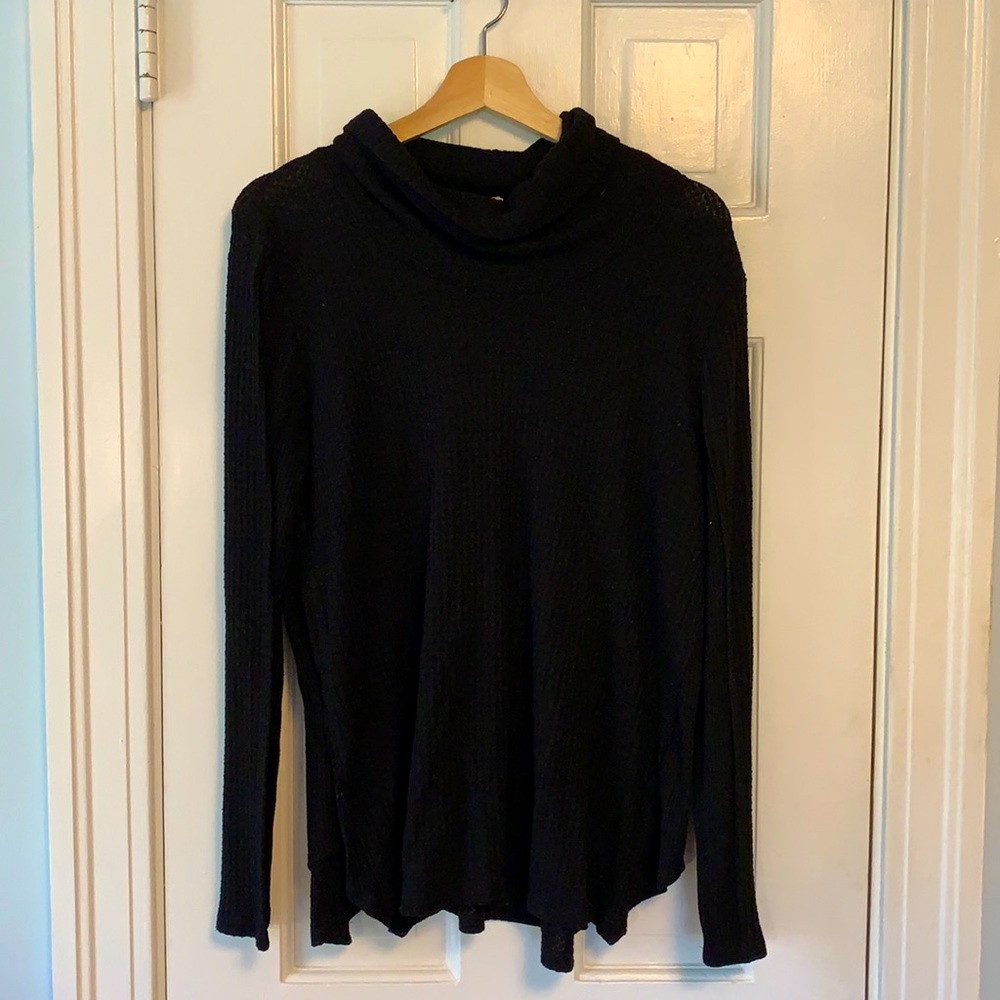 Cowl neck flowy sweater